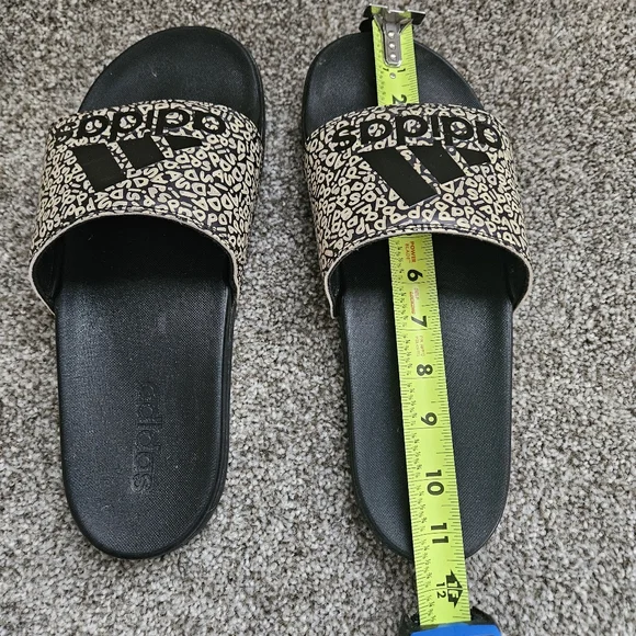 Adidas Black and Tan Slide Size 11 Slides/Sandals - Picture 7 of 11